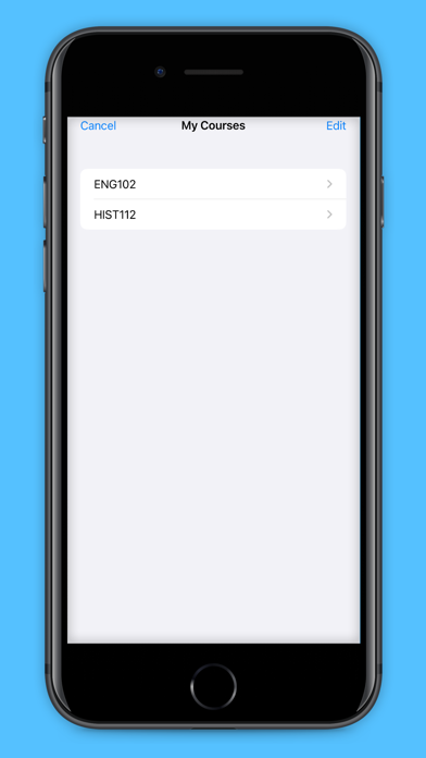 Atilim Schedule Screenshot