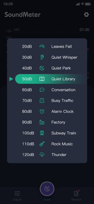 Hangmérő dB az App Store-ban