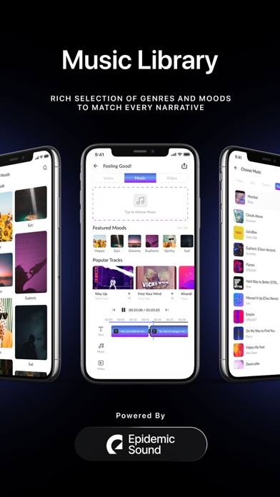 Voice Air Multimedia App Screenshot