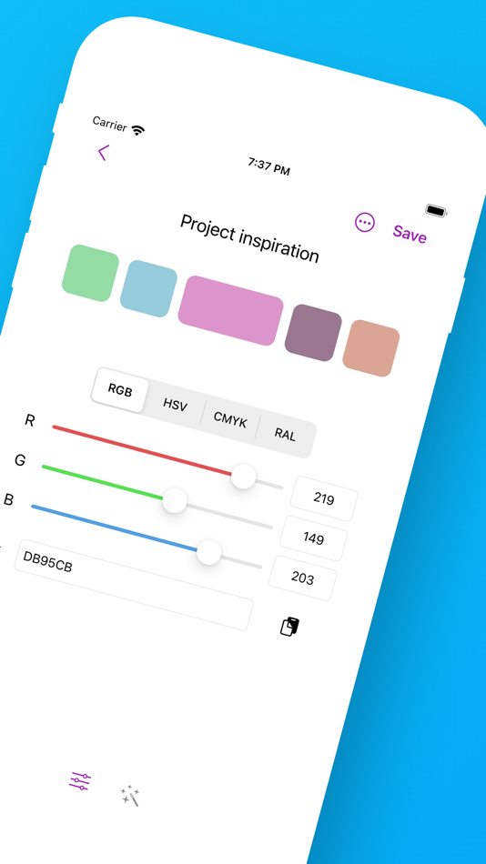 #2. Color Harmony by Powsty (iOS) 게시자: Wojciech Walczyszyn