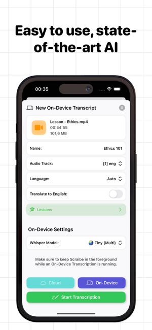 Transcribe ~ Speech to Text Screenshot