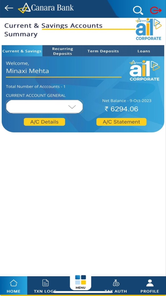 #7. Canara ai1-Corporate (iOS) 由: Canara Bank