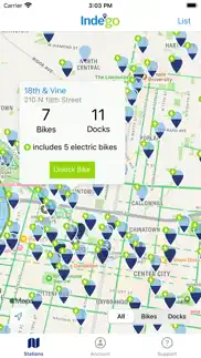 indego bike share iphone screenshot 1