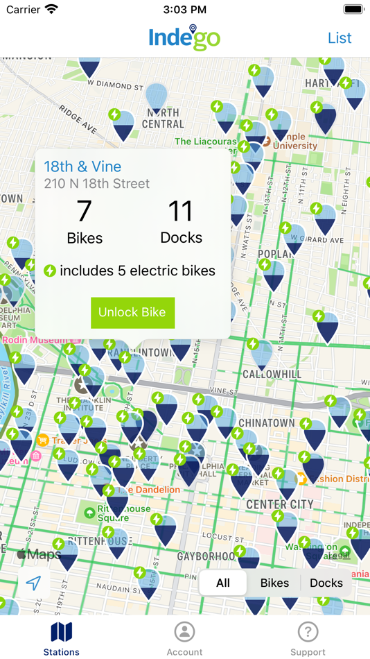 Indego Bike Share - 3.1.0 - (iOS)