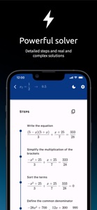 Solve the equations screenshot #3 for iPhone