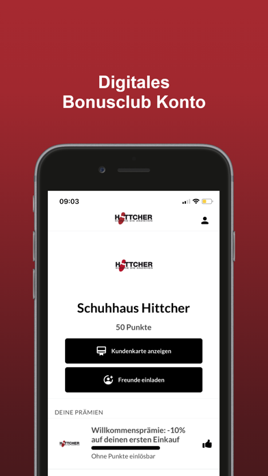 SCHUHHAUS HITTCHER Screenshot