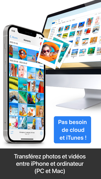 Screenshot #2 pour PhotoSync – transfert photos