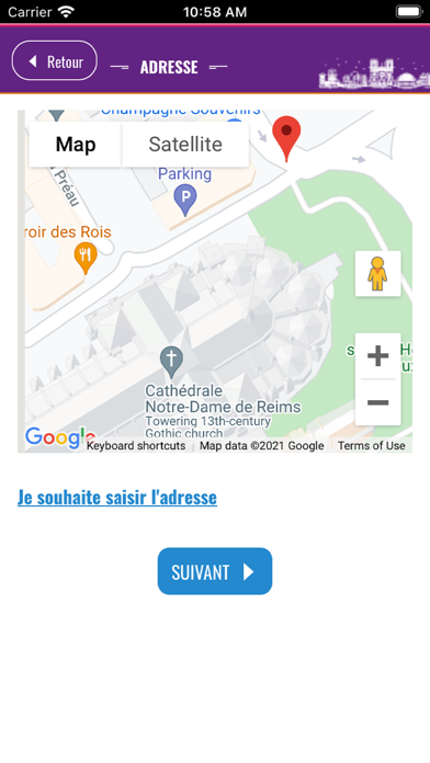 Reims Contact Signalement Screenshot