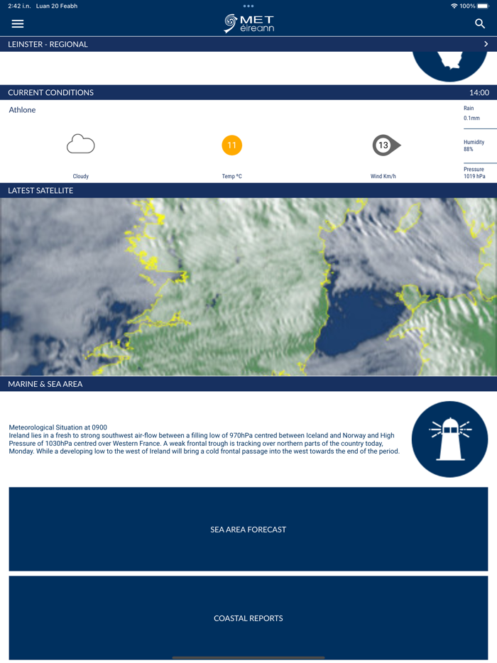 Met Éireann Weather Ireland