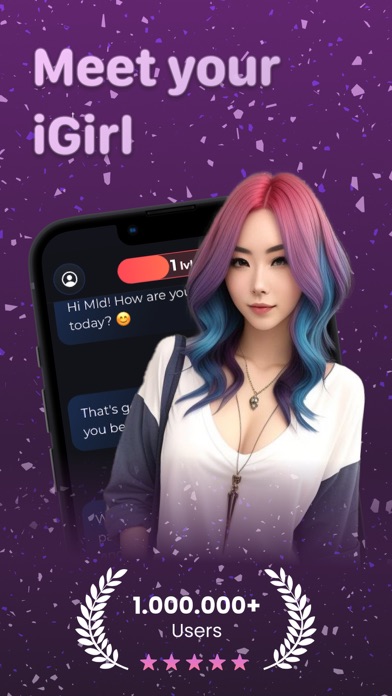 Screenshot #1 pour iGirl: your AI girlfriend