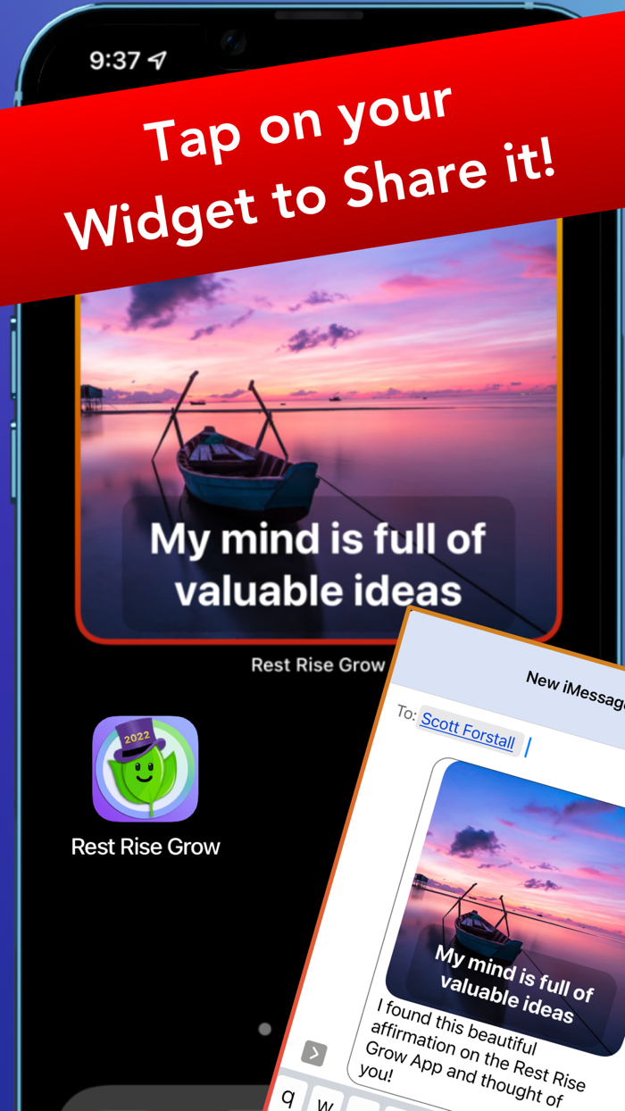 Rest Rise Grow - Affirmations