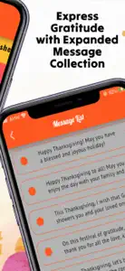 Happy Thanksgiving Day Gif SMS screenshot #2 for iPhone