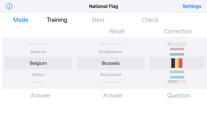 Country capital flag