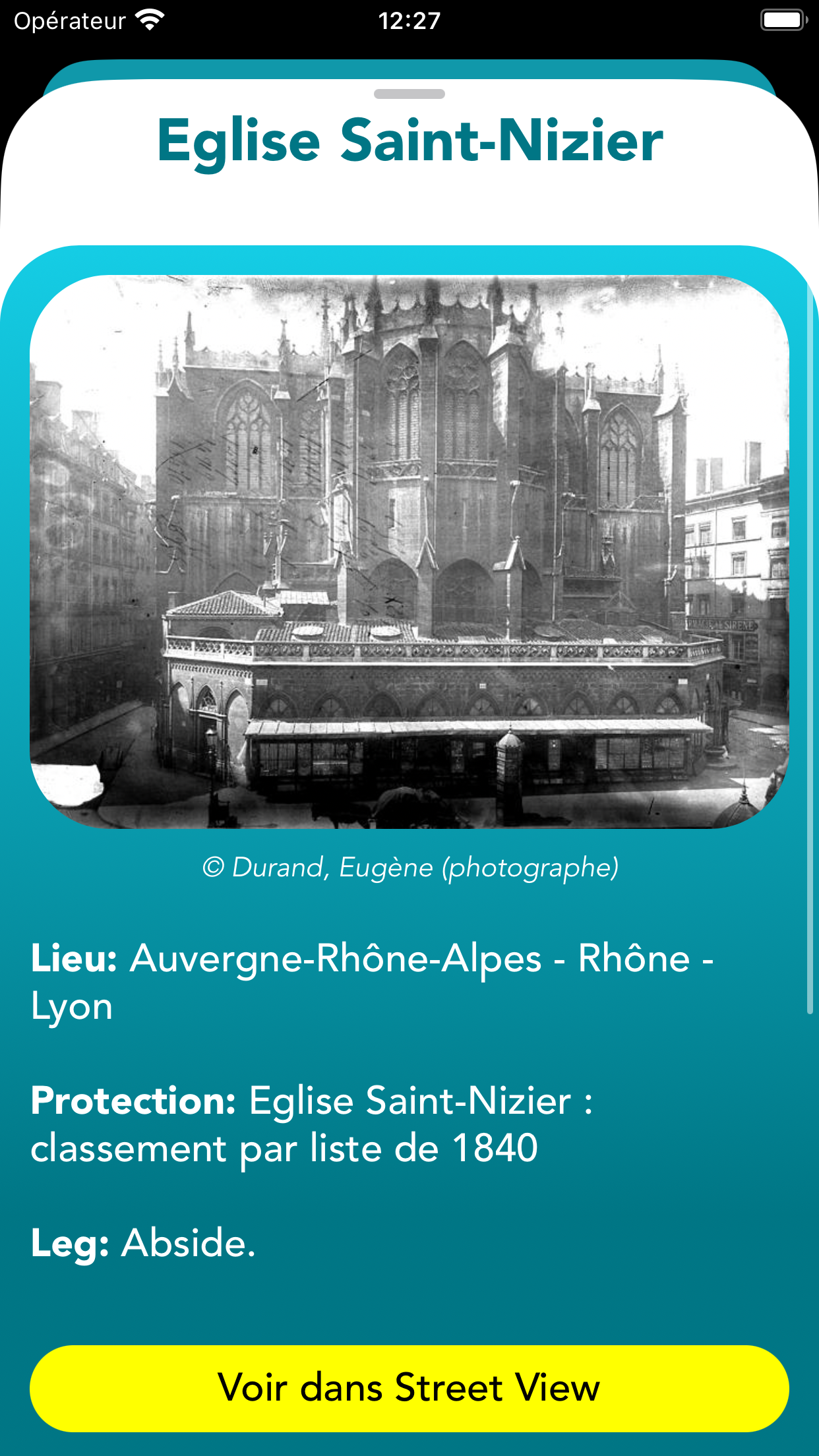 MonuMap, Monuments historiques