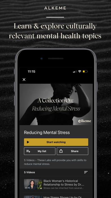 Alkeme: Black Mental Health Screenshot