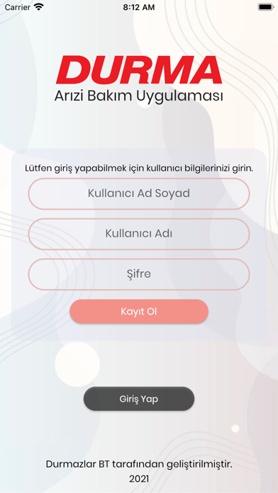 Durma Arızi Bakım Screenshot