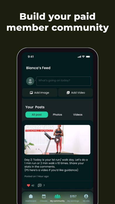 ZOMO.fit - Fitness Creator App Screenshot
