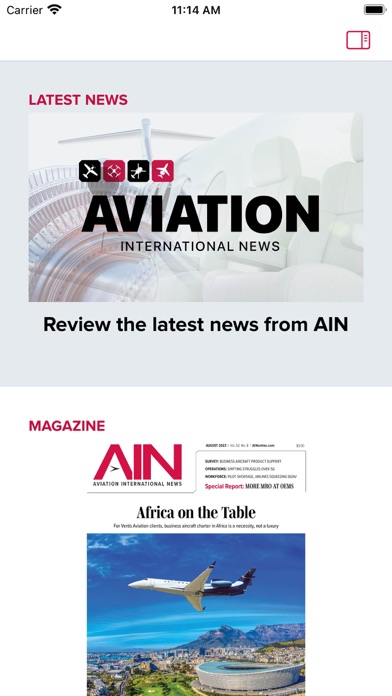 Aviation International News Screenshot