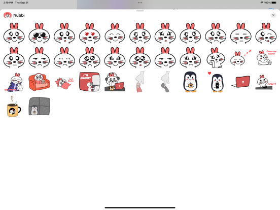 Screenshot #5 pour Nubbi Stickers