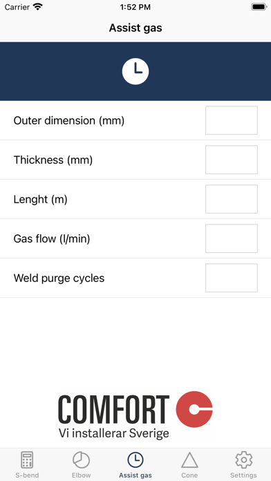 Pipe Guide Calculator Screenshot