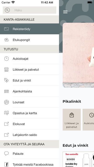 Kauppakeskus Veturi Screenshot