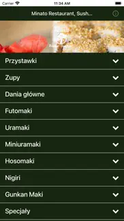 minato restaurant, sushi & ... iphone screenshot 1