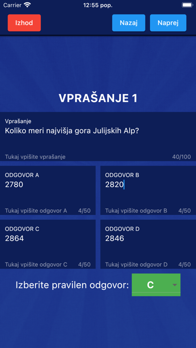 VSEVED Slovenija Screenshot