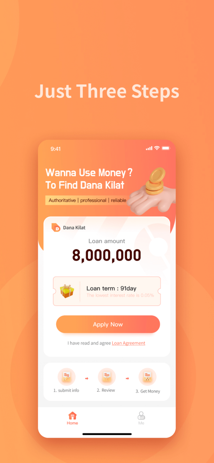 DanaKilat-Pinjam Kredit and Cash