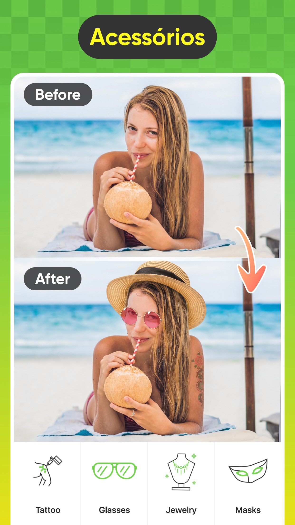 Screenshot do app Retouch Me - Editor de Fotos