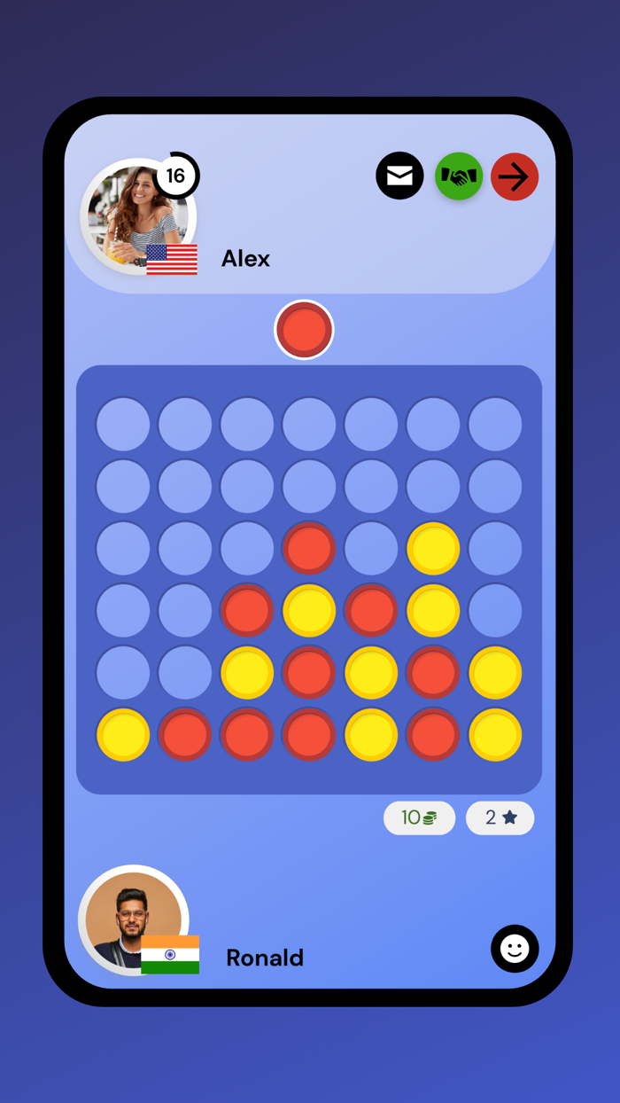 Four in a Row - Connect Lines