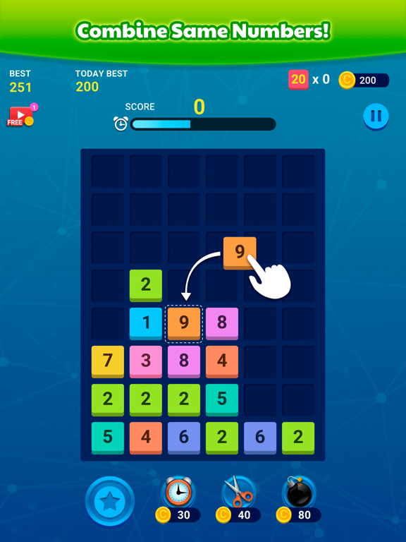 Merge Blocks: Puzzle Game Funのおすすめ画像2