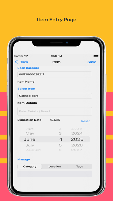 Expiry Date Checker Screenshot