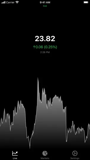 Capture d'écran de Silver - Live Badge Price sur iPhone 2