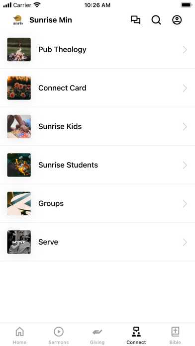 Sunrise Ministries Screenshot