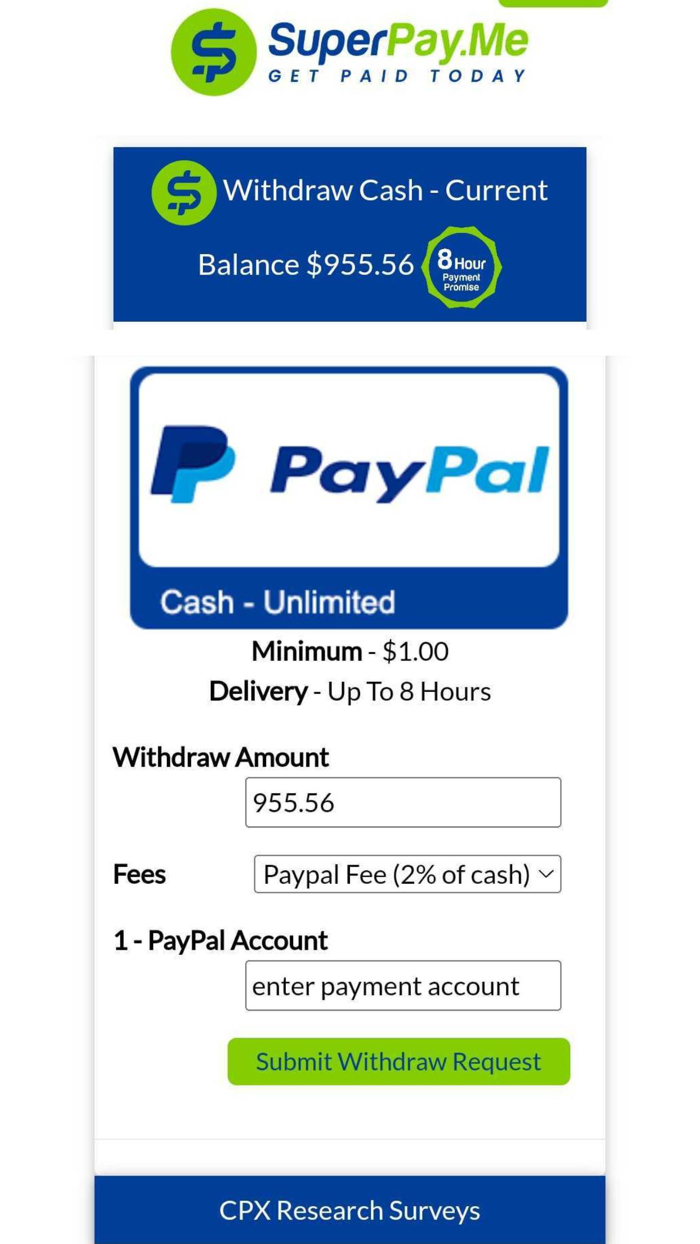 SuperPayMe Surveys For Money