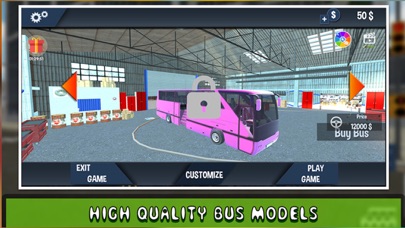 Bus Travel Drive Simulation Screenshot