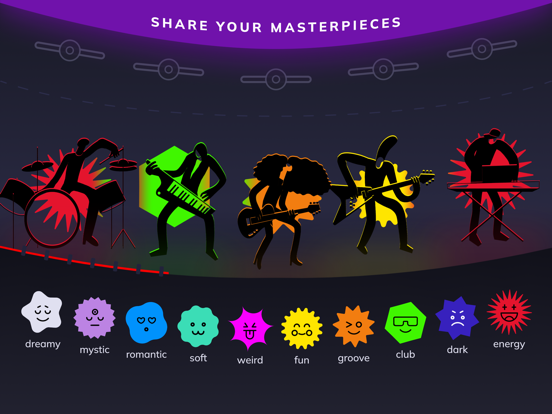 Jamazing: Your Own Music Band iPad screenshot 6 - Music app