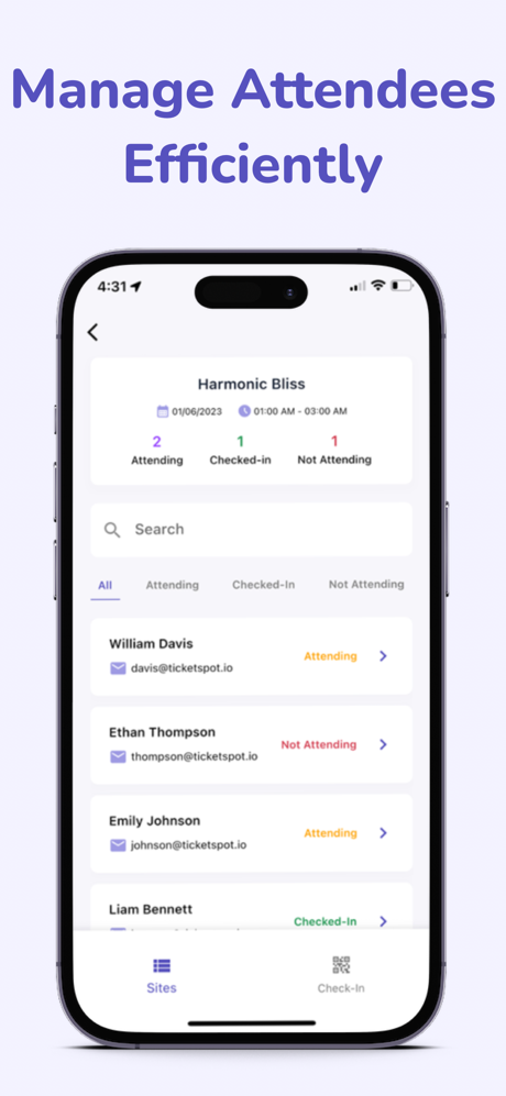 Ticket Spot Check-in screenshot 2
