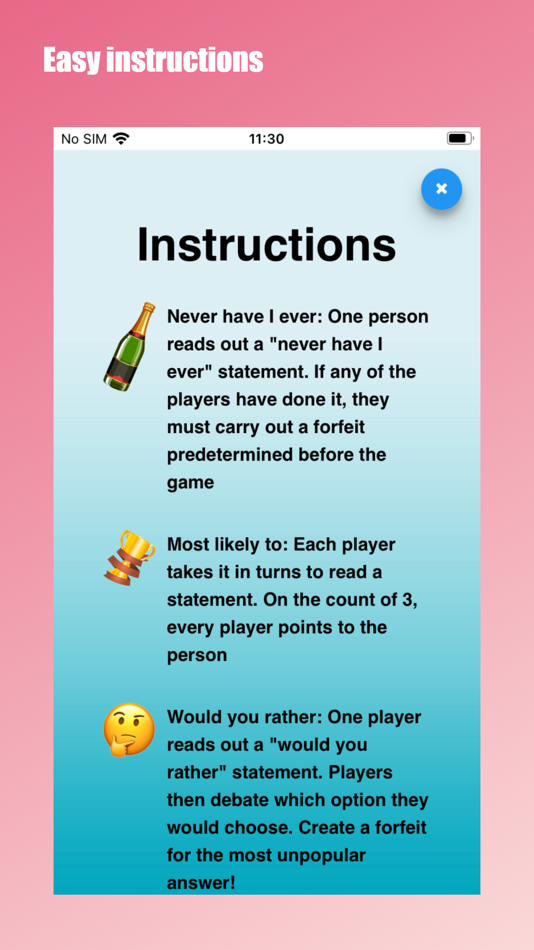 #2. Drinking games 3000+ questions (iOS) بواسطة: Charlie Sendrowski