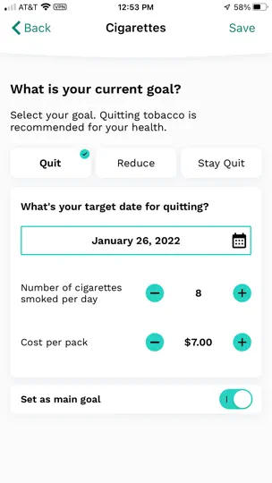 Stay Quit Coach iPhone Screenshot 2