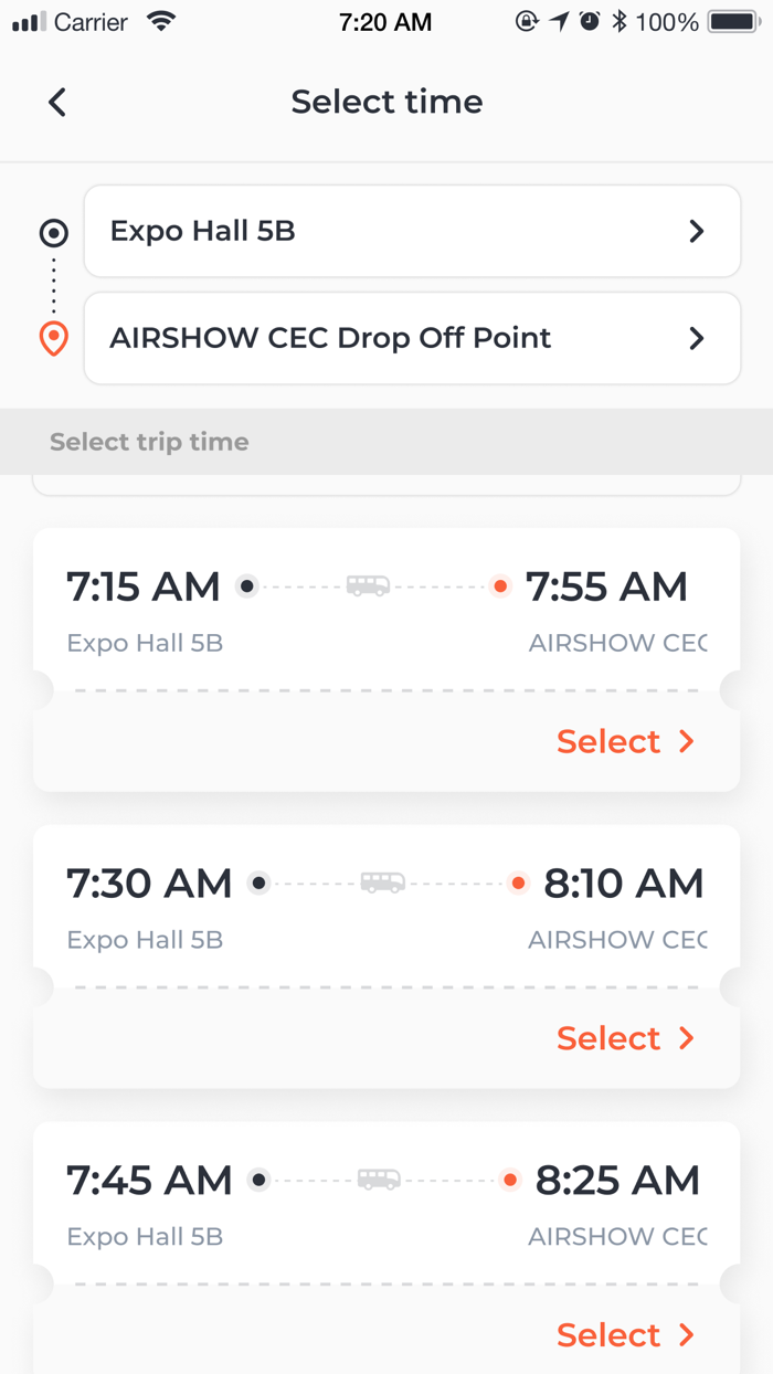 Singapore Airshow Shuttle