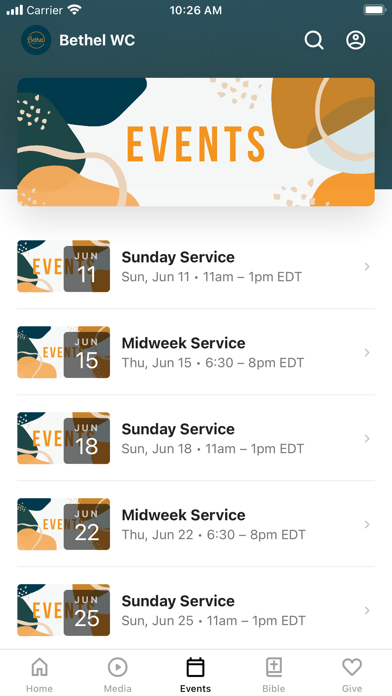 Bethel Worship Center-Indiana Screenshot
