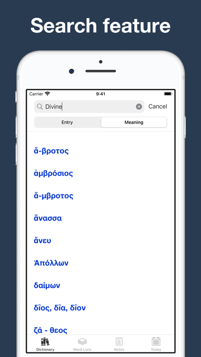 Screenshot #2 pour A Homeric Dictionary