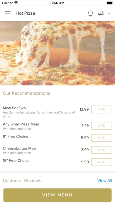 Hot Pizza. Screenshot