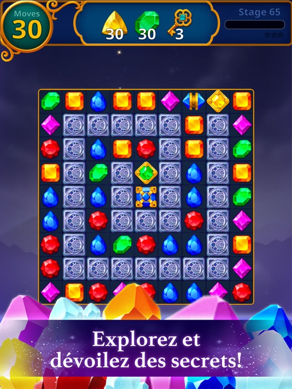 Screenshot #5 pour Jewels Magic: Mystery Match3