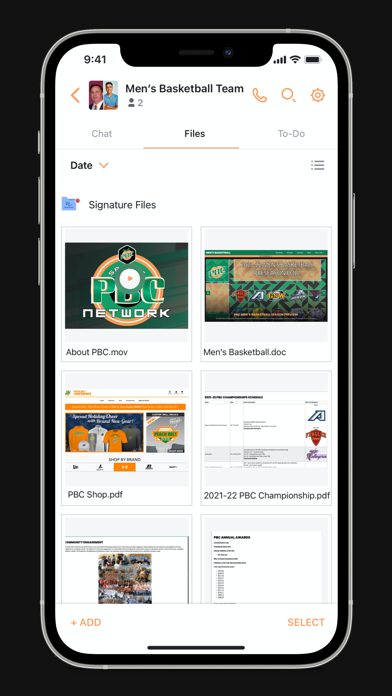 PBC Connect Screenshot
