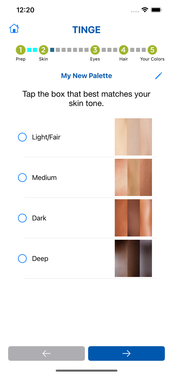 Tinge Discover Your Undertone