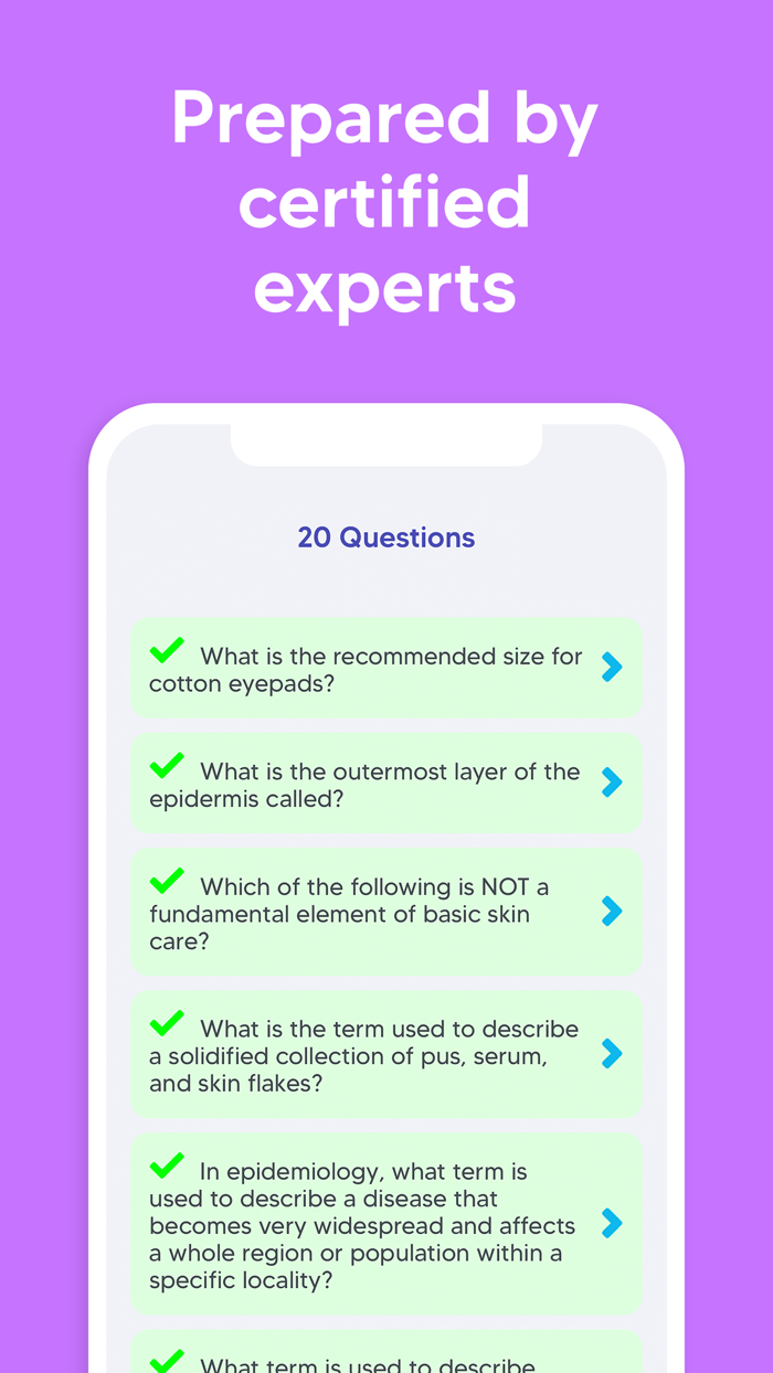 Esthetician Exam Prep Test