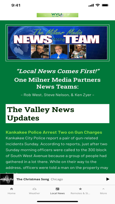 WVLI 92.7 Screenshot