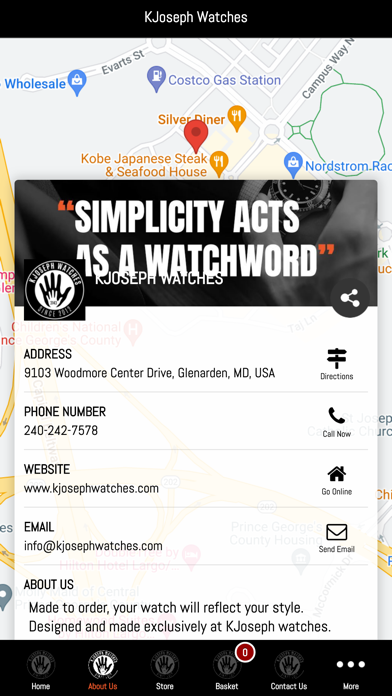 K.Joseph Watches Screenshot